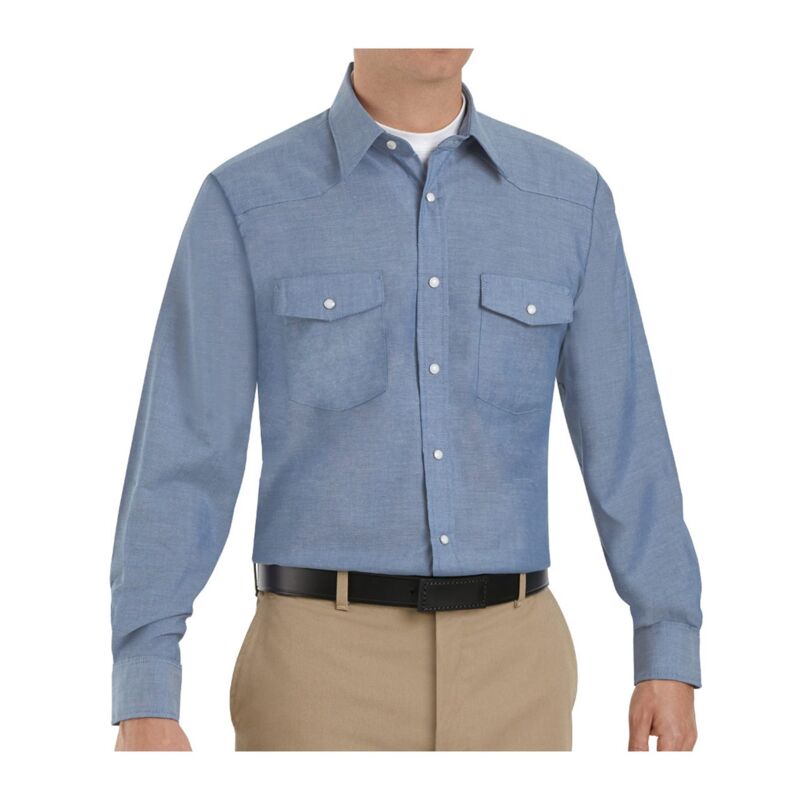 Men's Tall Deluxe Western Style Long Sleeve Shirt Thumbnail
